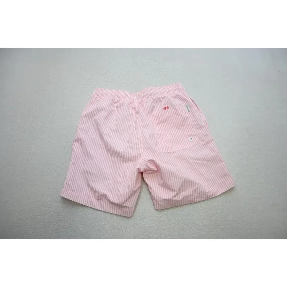 Maamgic Swim Trunks‎ Striped Lined Surf Swim Athletic Mens Size XS XSMALL